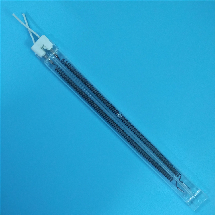 碳纖維雙孔石英加熱管